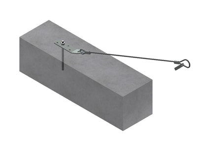 Gancio con fune slim inox 399C CSC Edilizia