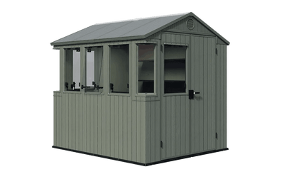 Darwin Potting Shed 6x8ft - Green Keter