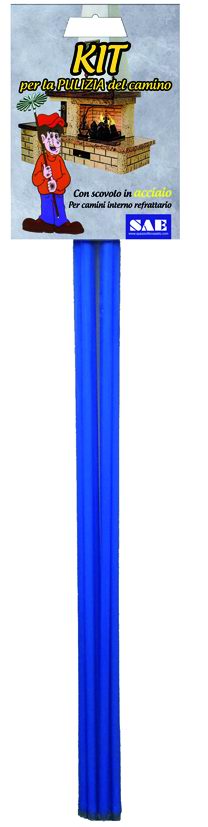 Kit Spazzacamino 6 Canne 140Cm (8,4M) Dia.200 Mm Vigor