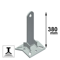Collare perpendicolare per nido d’ape (coppia) CSC Edilizia 425F