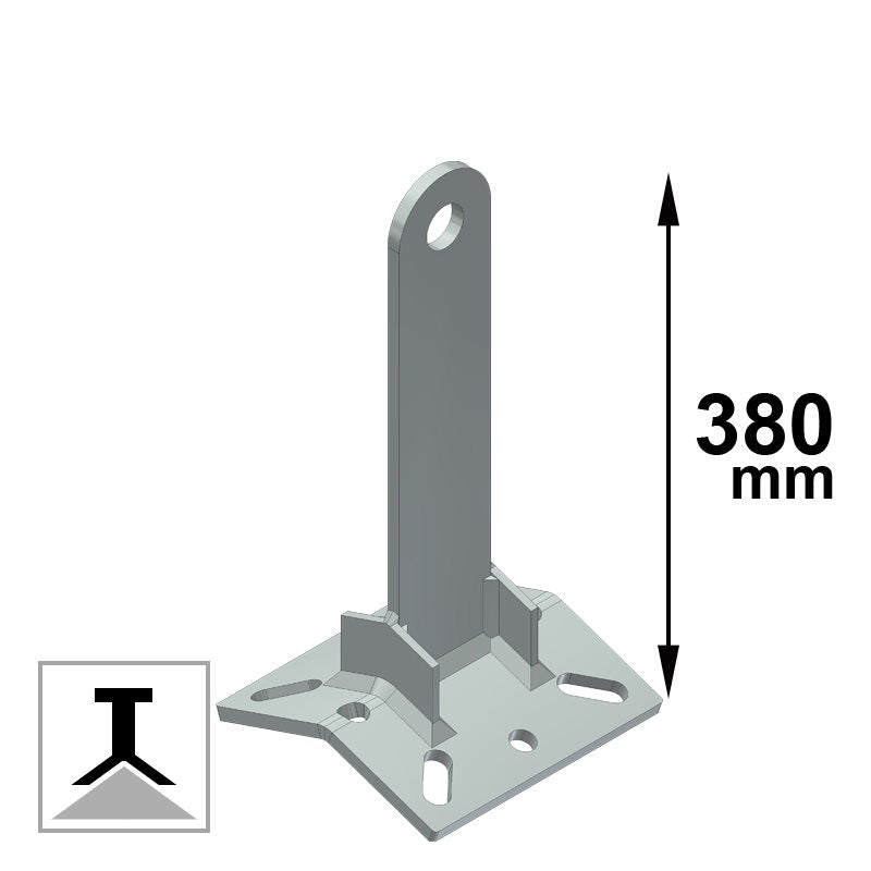 Collare perpendicolare per nido d’ape (coppia) 425F CSC Edilizia