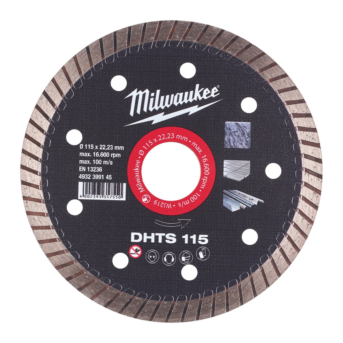 Disco diamantato DHTS - GRES PORCELLANATO e MARMO Milwaukee