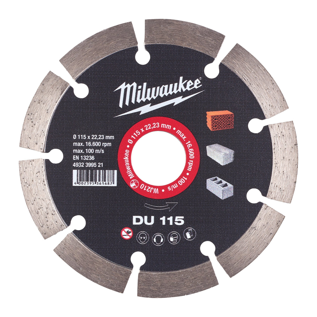 Disco diamantato DU - MATERIALI MORBIDI Milwaukee