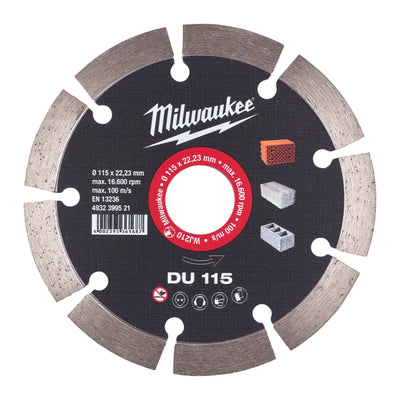 Disco diamantato DU - MATERIALI MORBIDI Milwaukee