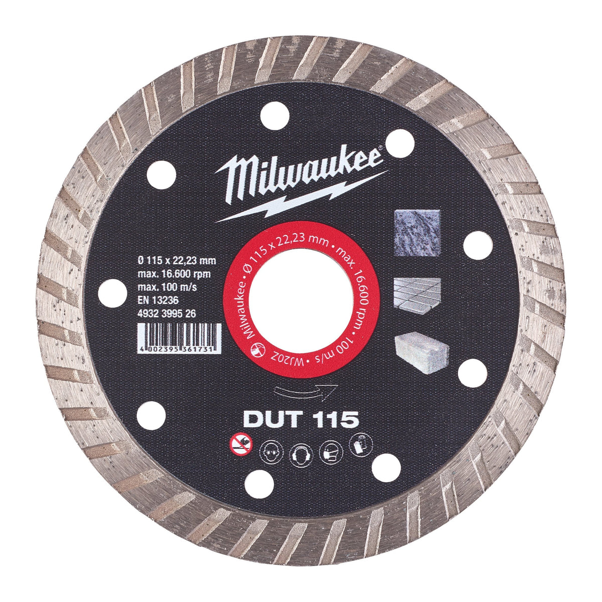 Disco diamantato DUT - MATERIALI MORBIDI Milwaukee