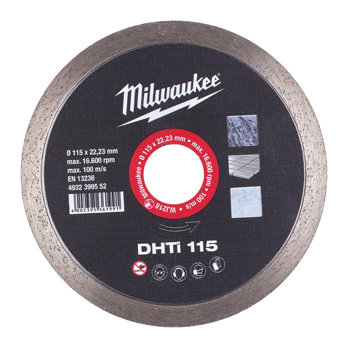 Disco diamantato DHTi - CERAMICA Milwaukee