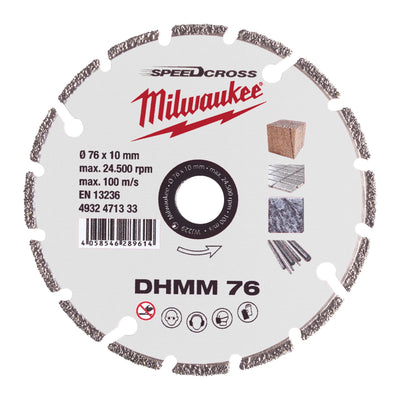 Disco diamantato DHMM - MULTIMATERIALE Milwaukee