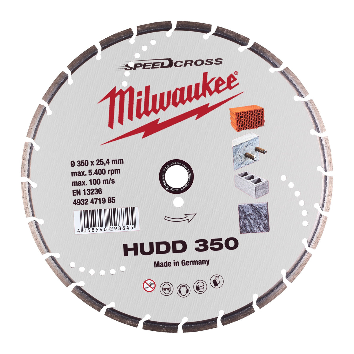 Disco diamantato HUDD - MATERIALI DURI Milwaukee