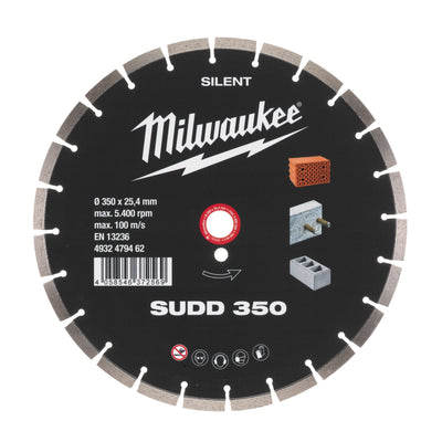 Disco diamantato SUDD - SILENZIATO - MATERIALI DURI Milwaukee