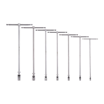 Set chiavi a T con bussola esagonale snodata - 7 pezzi Milwaukee