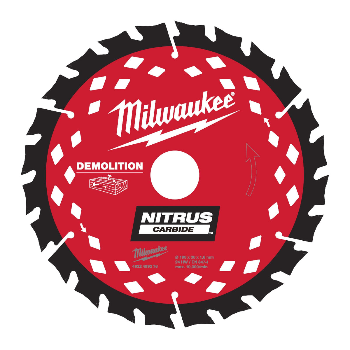 Circular Saw Blades - Demolition Milwaukee