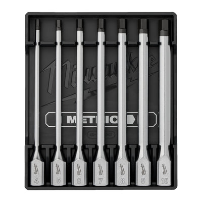 3/8'' Drive Metric Hex Long Bit Socket Set Milwaukee