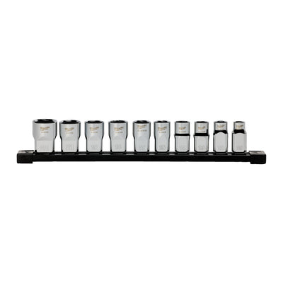 1/2'' Drive chrome socket set Milwaukee