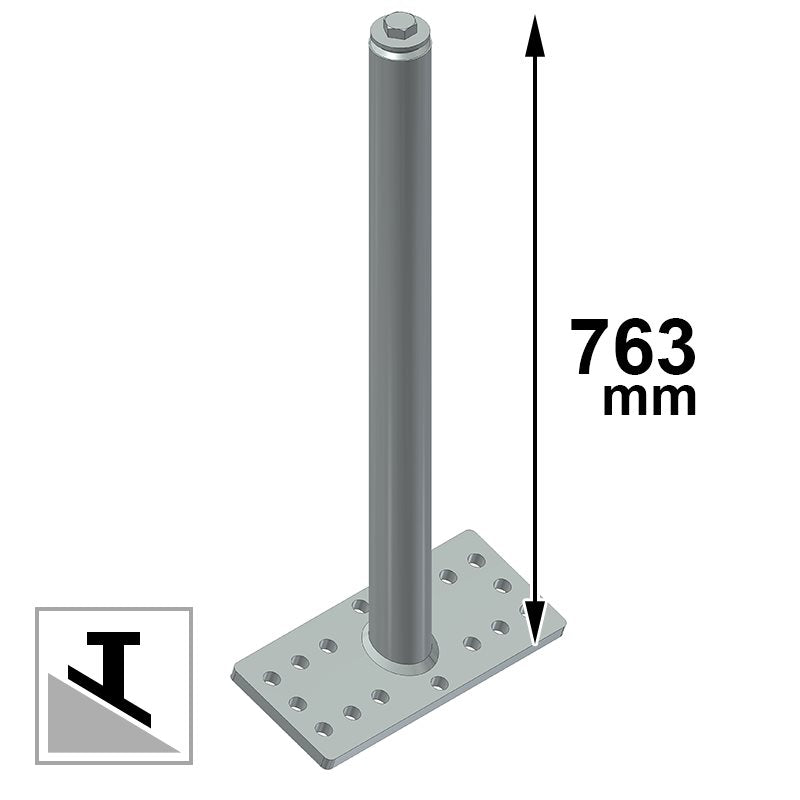 Palo indeformabile con dissipatore tipo A – C CSC Edilizia 504-75
