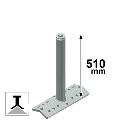 Palo indeformabile con dissipatore tipo A – C CSC Edilizia 506-50