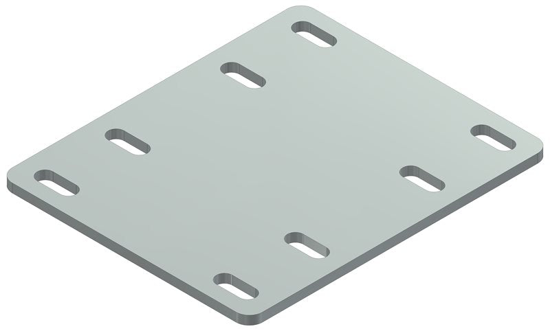 Contropiastra per base allargata CSC Edilizia
