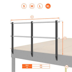 درابزين للطوابق الوسطية ارتفاع 100 cm Svelt