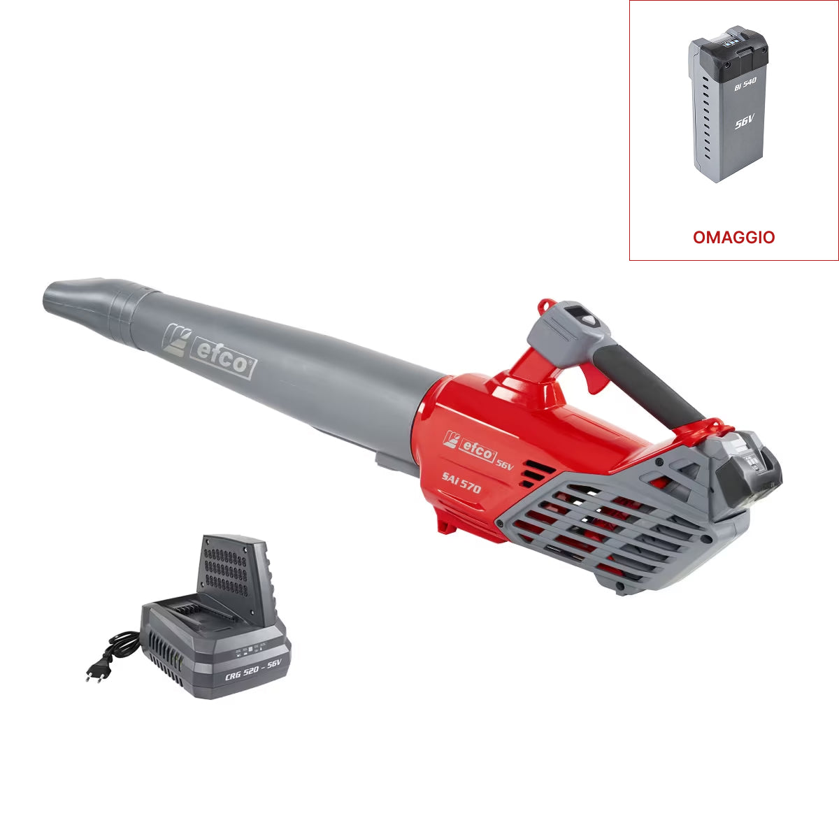 SAi 570 con batteria Bi 540 e caricabatterie CRG 520