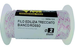 Building line, Strong white/red 200m 2.0mm Vigor