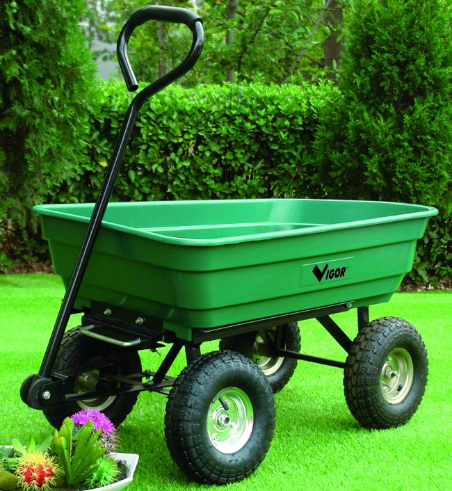 Carrelli 4 Ruote Argo Vasca Pp Ribaltabile 75 L Vigor