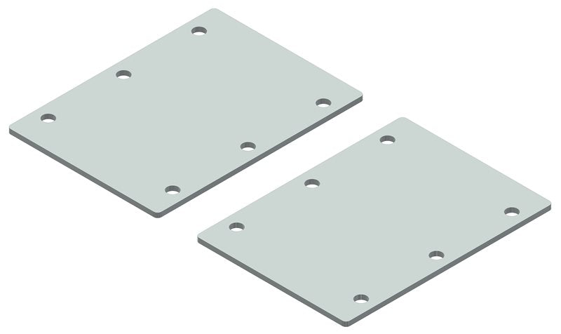 Coppia di contropiastre per base allungata 602B CSC Edilizia