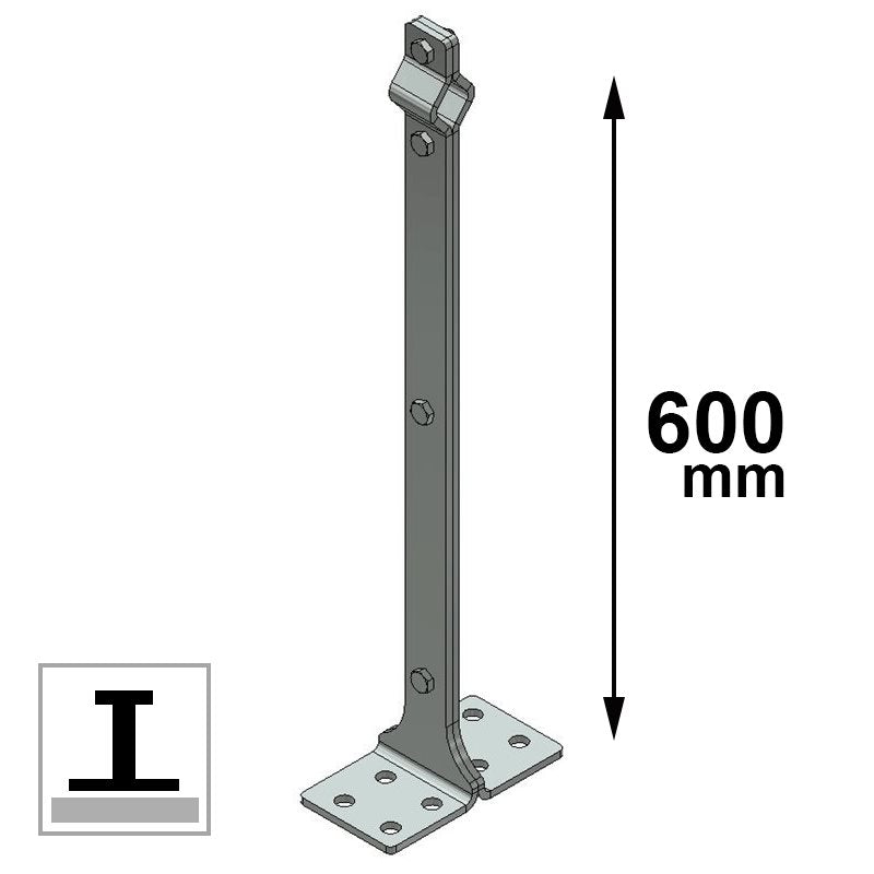 Palo light base piana tipo C CSC Edilizia 603