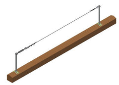 Linea Vita 8m doppia pendenza H40 cm CSC Edilizia 604C-8M-614-8M-614C-8M-1