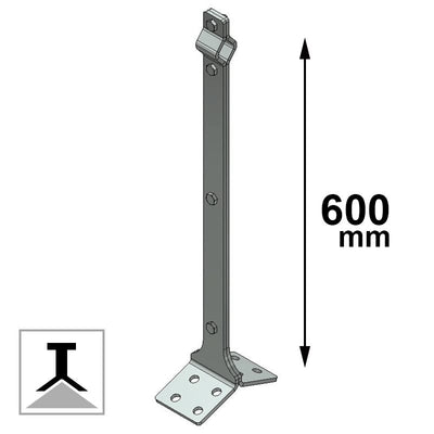 Palo light base doppia inclinazione tipo C 605 CSC Edilizia