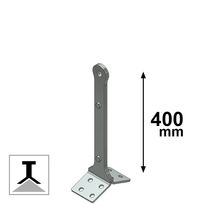 Palo light base doppia inclinazione tipo C 614 CSC Edilizia