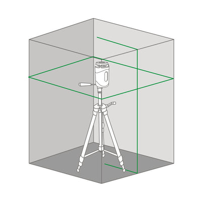 Laser Flash Green 360° Metrica