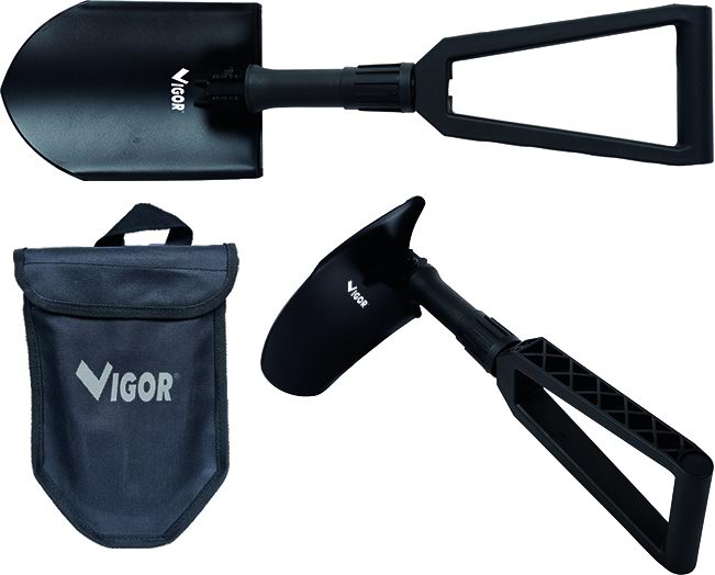 Pale Pieghevoli Vigor Acciaio Al Carbonio Maniglia D