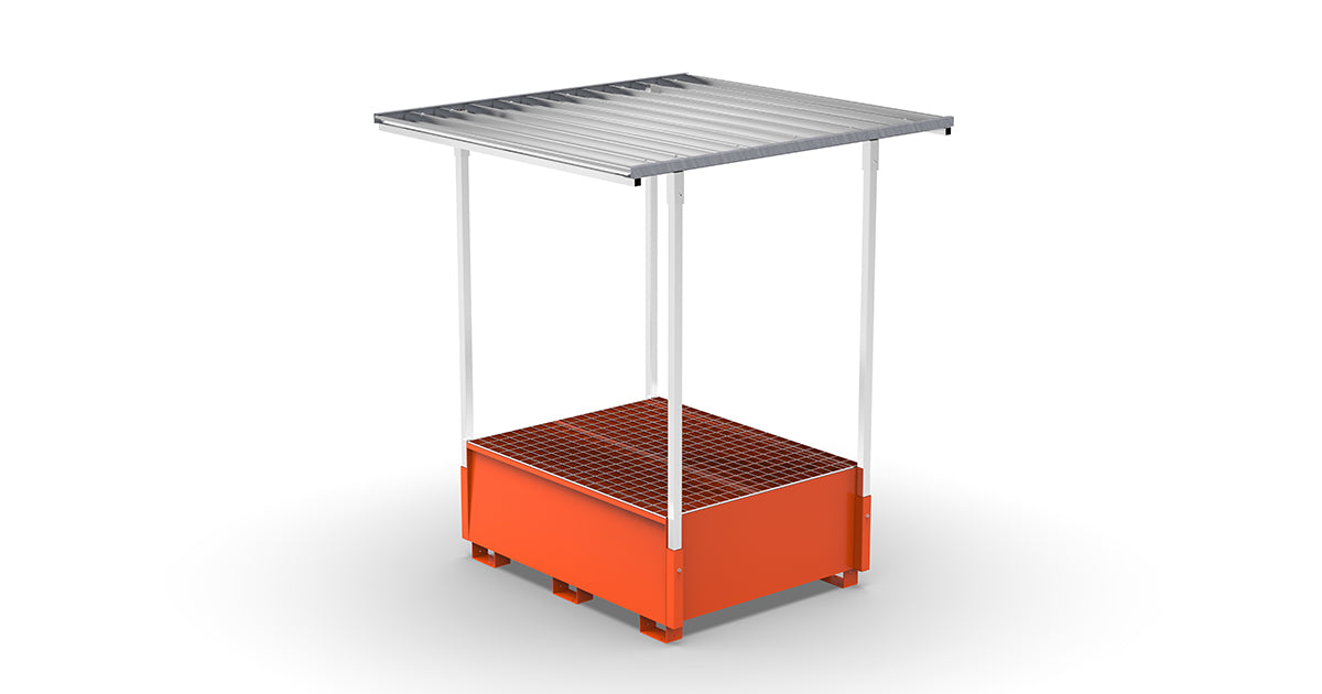 VASCA DI RACCOLTA CON TETTOIA – 1 cisterna 013432 Comi Storage