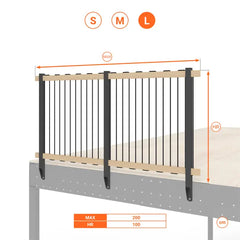 Balaustra in Corda Altezza cm 100 Svelt