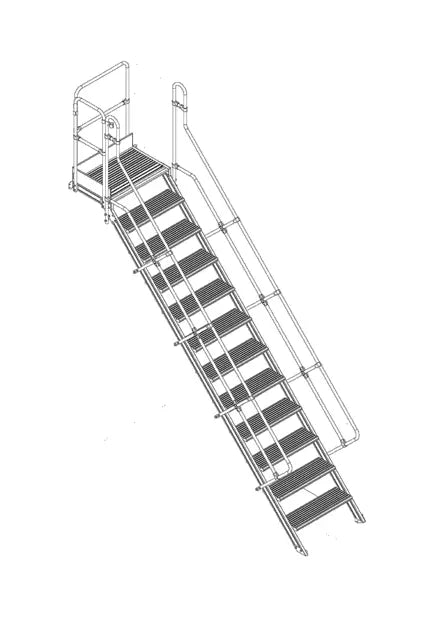 Svelt Scala d'accesso Maxi in alluminio 46°