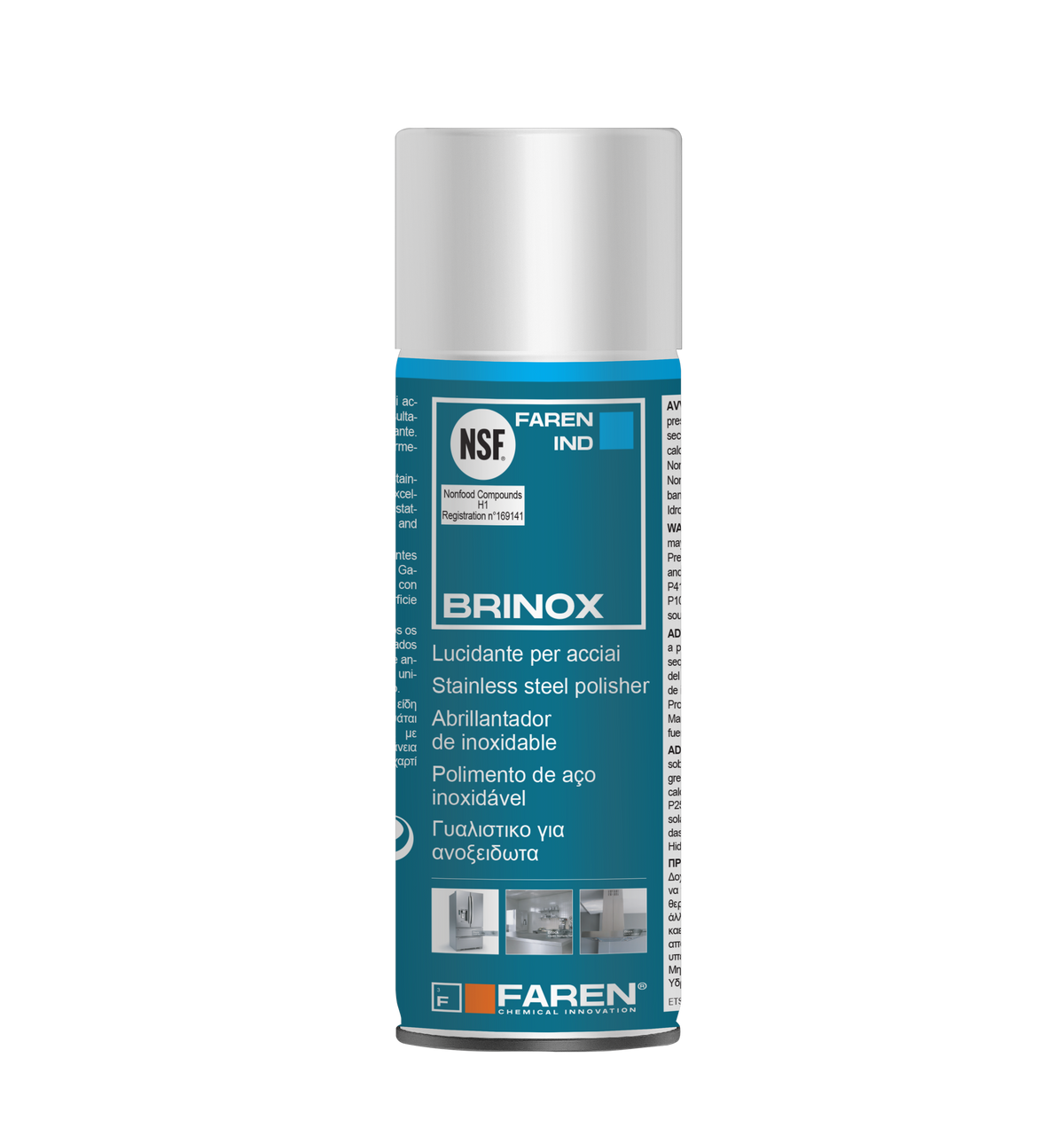 PULITORE LUCIDANTE ACCIAIO INOX - Faren