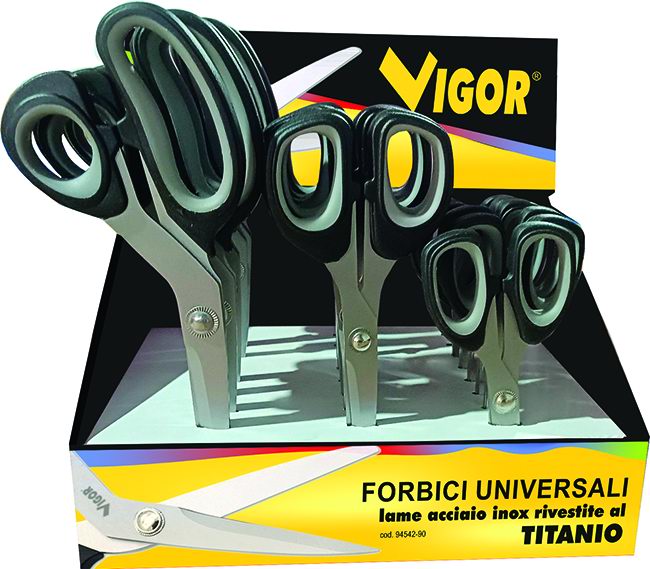 Expo Forbici Titanio 24 Posti (Vuoto) Da Banco Vigor