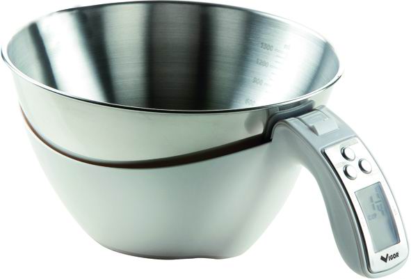 Bilance Da Cucina Vigor Livia C/Caraffa Inox