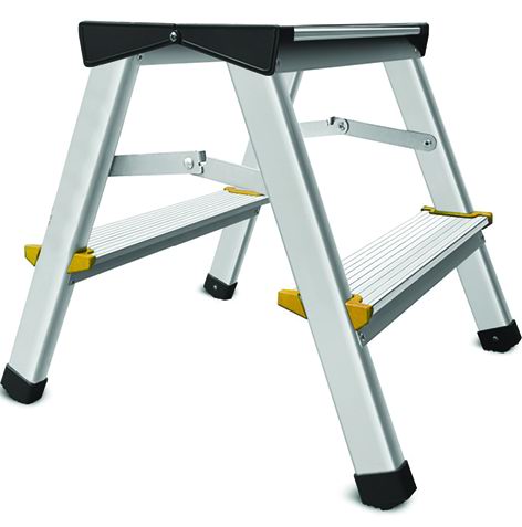 Sgabelli Alluminio Kitty Doppia Salita Grad. 2+2 Vigor