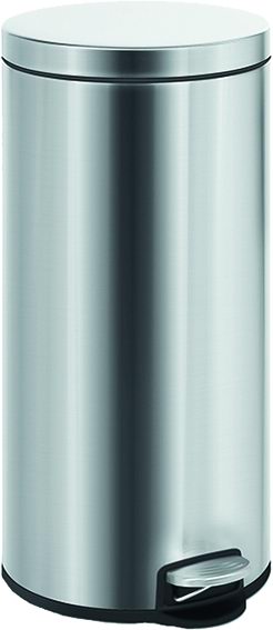 Pattumiere A Pedale Vigor Inox 30 Litri 29X65H Cm