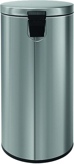 Pattumiera a pedale inox 30 litri 29x65H cm Vigor