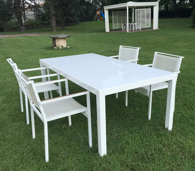 Svelt Tavolo Rettangolare in alluminio