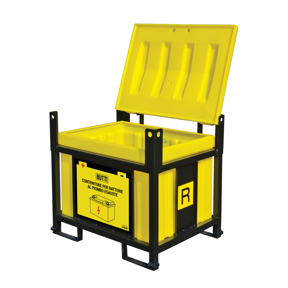 Contenitori per batterie esauste