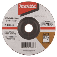 Disco abrasivo 150 x 6 mm, WA36N Makita A-80846
