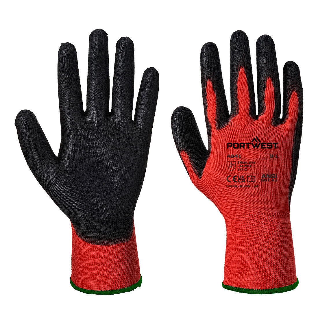 Guanto PU - Rosso Portwest