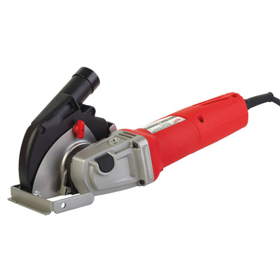Smerigliatrice 1200W con cuffia di aspirazione per taglio Milwaukee
