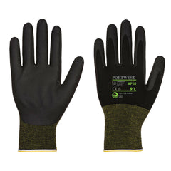NPR15 guanto in bambu spalmato in schiuma di nitrile - confezione da 12. Portwest AP10
