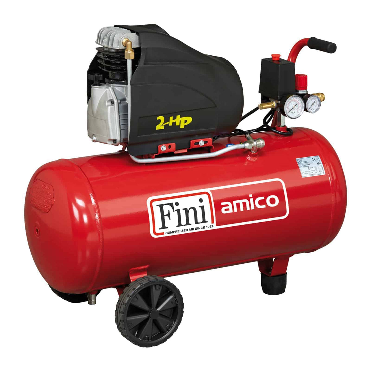 Amico 50/SF2500 Compressore coassiale lubrificato, ideale per tutte - Fini Compressori