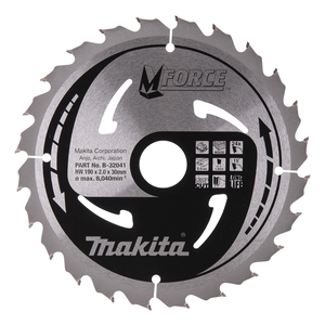 B-32041 Lamamakforce T.C.T., 190x30mm, 24T Makita