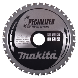 B-33423 Lama Specialized T.C.T., 185x30mm, 38T Makita