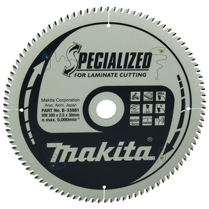 B-33881 Lama Specialized T.C.T., 305x30mm, 96T Makita